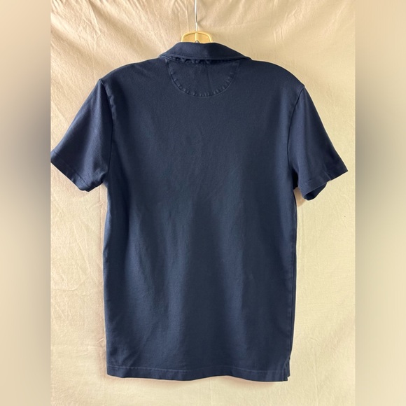 Banana Republic Performance Pique Polo Shirt Blue Size - XS - Picture 2 of 4